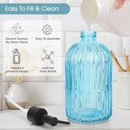 Topsky Stripe Glass Soap Dispenser - Image 3