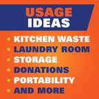 Hefty Ultra Strong 13 Gallon Trash Bags, Break Resistant Drawstring Enclosure - Image 7