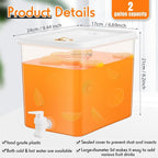 Domensi 1 Pack 2 Gallon Drink Dispenser - Image 3