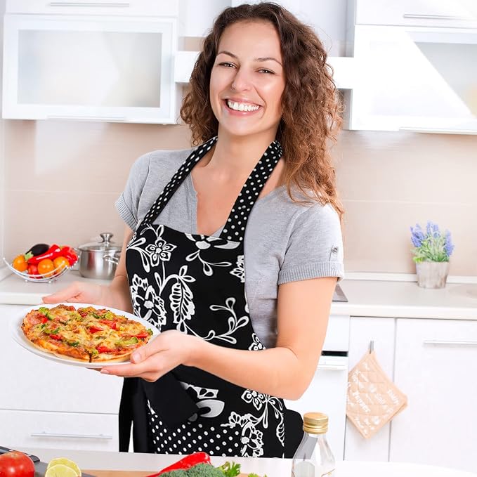 G2PLUS Vintage Floral Kitchen Apron - Image 9