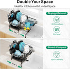 GSlife Expandable Dish Drying Rack - Image 3