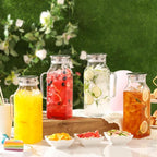 Netany 4 Pack 2 Liters/68 oz Square Glass Pitcher - Image 8