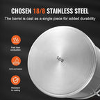 VEVOR 18/8 Stainless Steel Stockpot, 42QT Large Cooking Pots, Heavy Duty - Image 3