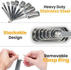 23 Pcs Stainless Steel Measuring Spoons Set - Image 6