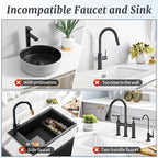 PoYang 14.6 inch Faucet Mat for Kitchen Sink Splash Guard, 7° Slope Silicone - Image 4