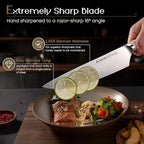 Knife Set, Astercook Kitchen Knife Set - Image 4