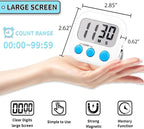 Timer for Kids Teachers Digital Kitchen Timers for Cooking Large Magnetic - Image 4