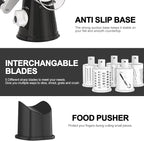 Cambom 5 in 1 Rotary Cheese Grater Hand Crank Cheese Shredder - Image 7
