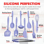 Chef Craft - Premium Silicone Kitchen Tools and Utensils Set, Non-Scratch - Image 4