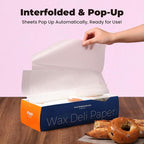 Fit Meal Prep 15 x 10.75" Wax Paper Sheets - Image 3