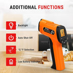 TempPro TP30 Infrared Thermometer Gun, Laser Thermometer - Image 7