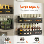 Sevenblue 6 Pack Strong Magnetic Spice Rack - Image 4