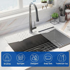 Faucet Mat for Kitchen Sink – 24” x 5.1” Extra-Long Silicone Splash Guard - Image 4