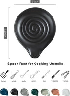 LAUCHUH Spoon Rest for Stove Top, 5 inch Large Cooking Spoon Holder for Kitchen - Image 2