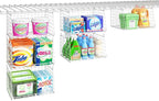 3-Tier Hanging Laundry Basket Organizer：Foldable Wire Shelf Laundry Room - Image 8