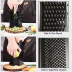 Box Grater, Cheese Grater Shredder Stainless Steel - Image 5