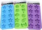 Chef Craft Select Shapes Ice Cube Tray, 8.75 inch, Color/Shapes May Vary - Image 2