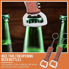 Ziliny 24 Pcs Bottle Opener Keychain Bulk Wine Bottle Beer Opener Keychain - Image 5