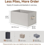StorageWorks Storage Baskets for Shelves, Fabric Storage Bins, Closet - Image 3
