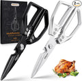 Kitchen Shears 2-Pack Heavy Duty All Purpose Stainless Steel Kitchen Shear Meat by OPAYLY