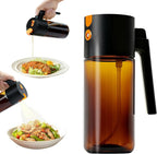 Olive Oil Spray Bottle Dispenser, 2-in-1 Glass Material Kitchen Cooking Oil by Keaixinyu