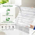 Large Stone Drying Mat for Kitchen Counter, Collapsible Stone Dish Drying Mats - Image 5