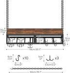 HOOBRO Hanging Pot Rack, Space-Saving Pot Hanger - Image 3