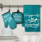 Sratte 6 Pcs Kitchen Decor Accessories Set Farmhouse Towels Pot Holders Oven - Image 3