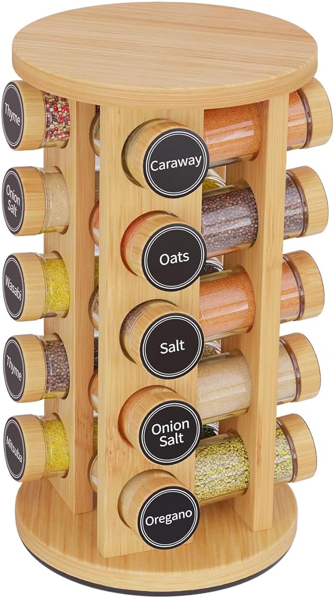 New England Stories Revolving Spice Rack Set by NewEnglandStories