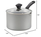 Farberware Cookstart DiamondMax Nonstick Straining Saucepan, Dishwasher Safe - Image 7