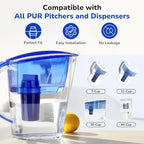 Fil-Fresh 3-Pack PURWater Filter Replacement, PURPlus Water Pitchers and - Image 2