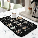 Fun Coffee Mat 19inx12in, Coffee Bar Mat - Image 3