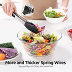 600ºF Heat Resistant Kitchen Tongs: U-Taste 12 inch Large Silicone Cooking Tong - Image 8