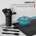 2 Quart Saucepan with Lid, Leonyo Enameled Cast Iron Sauce Pan, Cast Iron Pot - Image 8