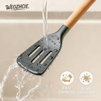 Silicone Cooking Utensil Set, Nonstick Kitchen Utensils 446°F Heat-Resistant - Image 5