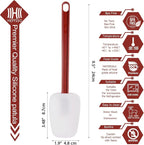 Silicone Rubber Spatula Set of 3, High Heat Set, Commercial Rubber Spatula) - Image 8