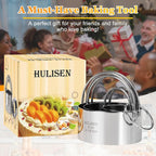 HULISEN Biscuit Cutter Set, Stainless Steel Round Cookies Cutter - Image 8