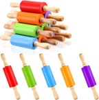 10Pcs 9 Inch Silicone Small Rolling Pin by TINSKY