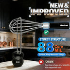 3 Packs Stainless Steel Whisk Set - Image 5