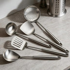 304 Stainless Steel Cooking Utensils Set, Mirror Polished Kitchen Gadget - Image 7