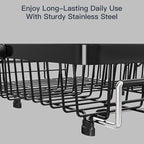 MAJALiS Expandable Stainless Steel Over The Sink Dish Drying Rack - Image 5