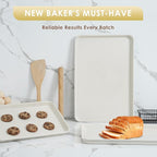 Baking Sheet Pan Set of 3, Nonstick Carbon Steel Cookie Sheets - Image 7