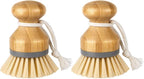 MR.SIGA Bamboo Palm Brush, Scrub Brush by MRSIGA