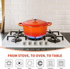 E-far 3 Qt Enameled Cast Iron Dutch Oven - Image 4