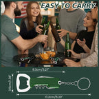 Ziliny 24 Pcs Bottle Opener Keychain Bulk Wine Bottle Beer Opener Keychain - Image 6