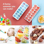Ice Cube Trays 4 Pack, Airabc Silicone - Image 2