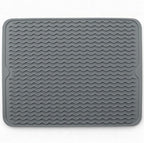 Silicone Drying Mat 16 × 12 – Dark Gray Non-Slip Sink Mat by Unknown