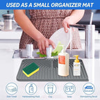 Dish Drying Mat for Kitchen Counter, - Image 6