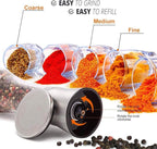 Elegant Pepper and Salt Grinder Set of 2, Best Spice Mill - Image 5
