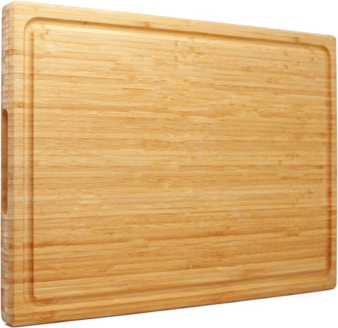 Utoplike Extra Large XXXL Bamboo Cutting Board 24 x16 Inch, Largest Wooden by Utoplike